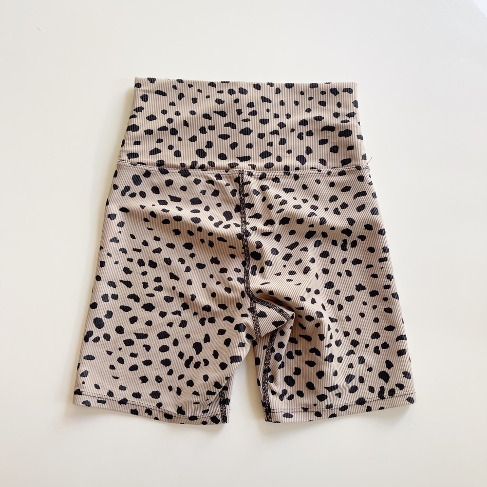 Beach Riot Ribbed Bike Short Animal Print - S - Picture 8 of 12